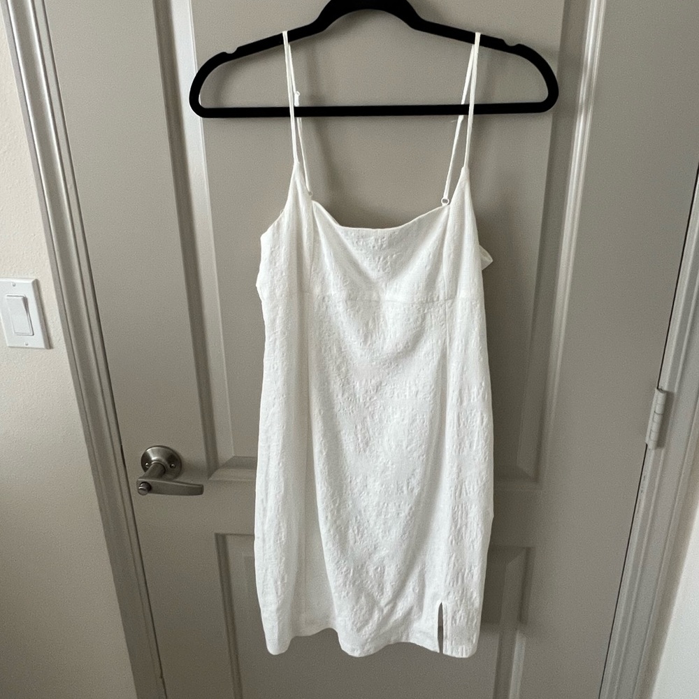 NWOT White spaghetti strap dress
